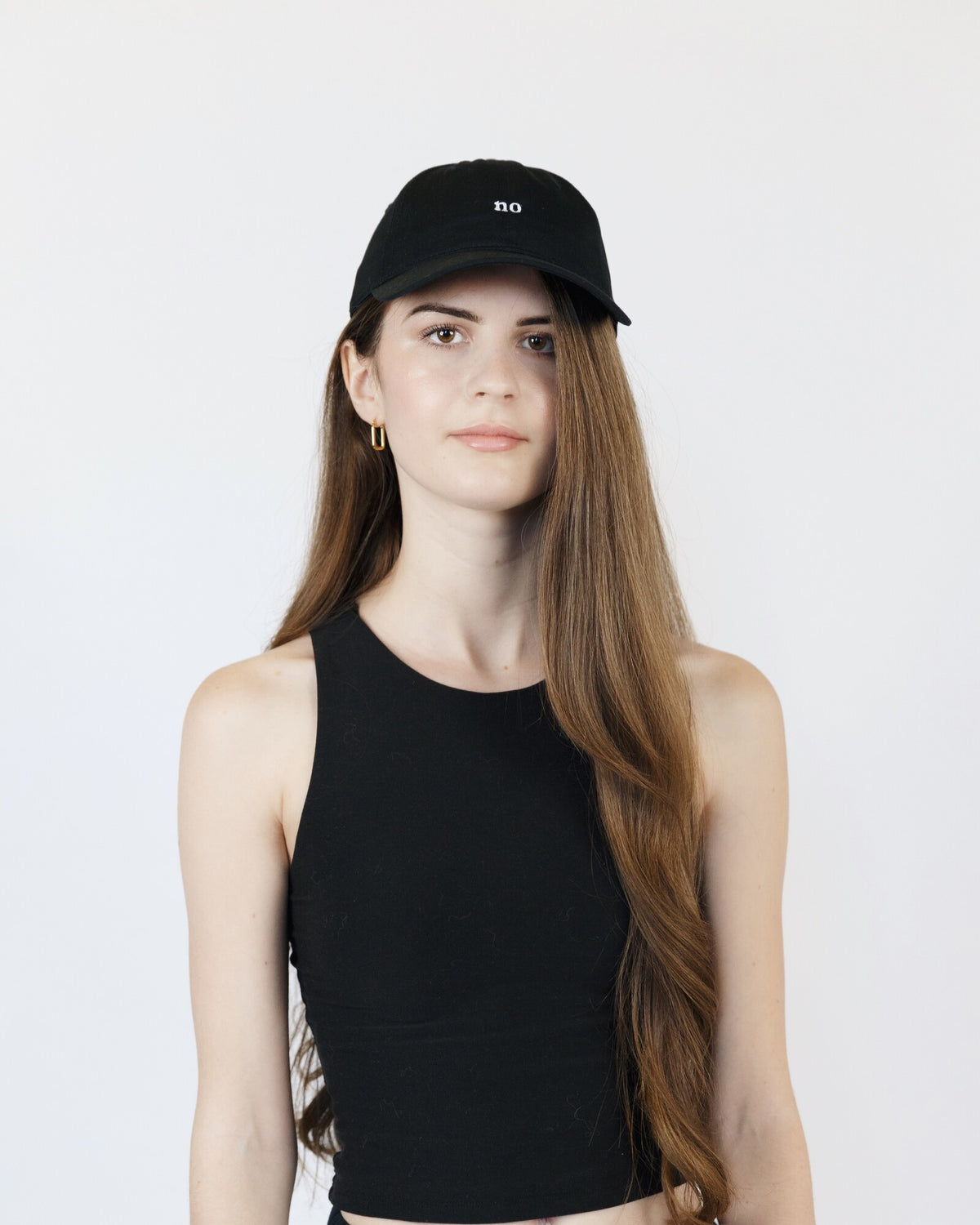 No Hat supporting product and lifestyle view